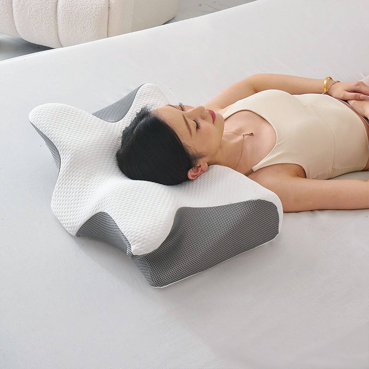 Orthopedic Memory Foam Cervical Pillow for Neck Support